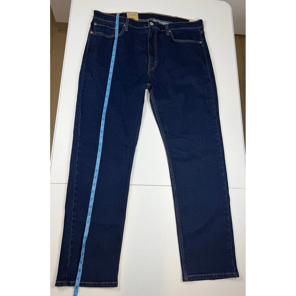 NWT Levis 502 Taper Mens Dark Indigo Stretch Denim Jeans 38x32 NEW